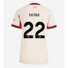Liverpool Hugo Ekitike #22 Bortedrakt Kvinner 2025-26 Kortermet